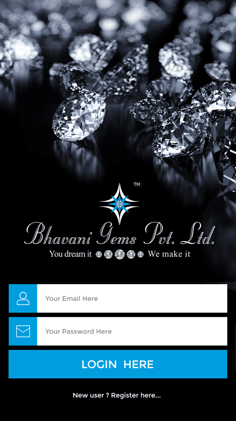 Bhavani Gems — Login