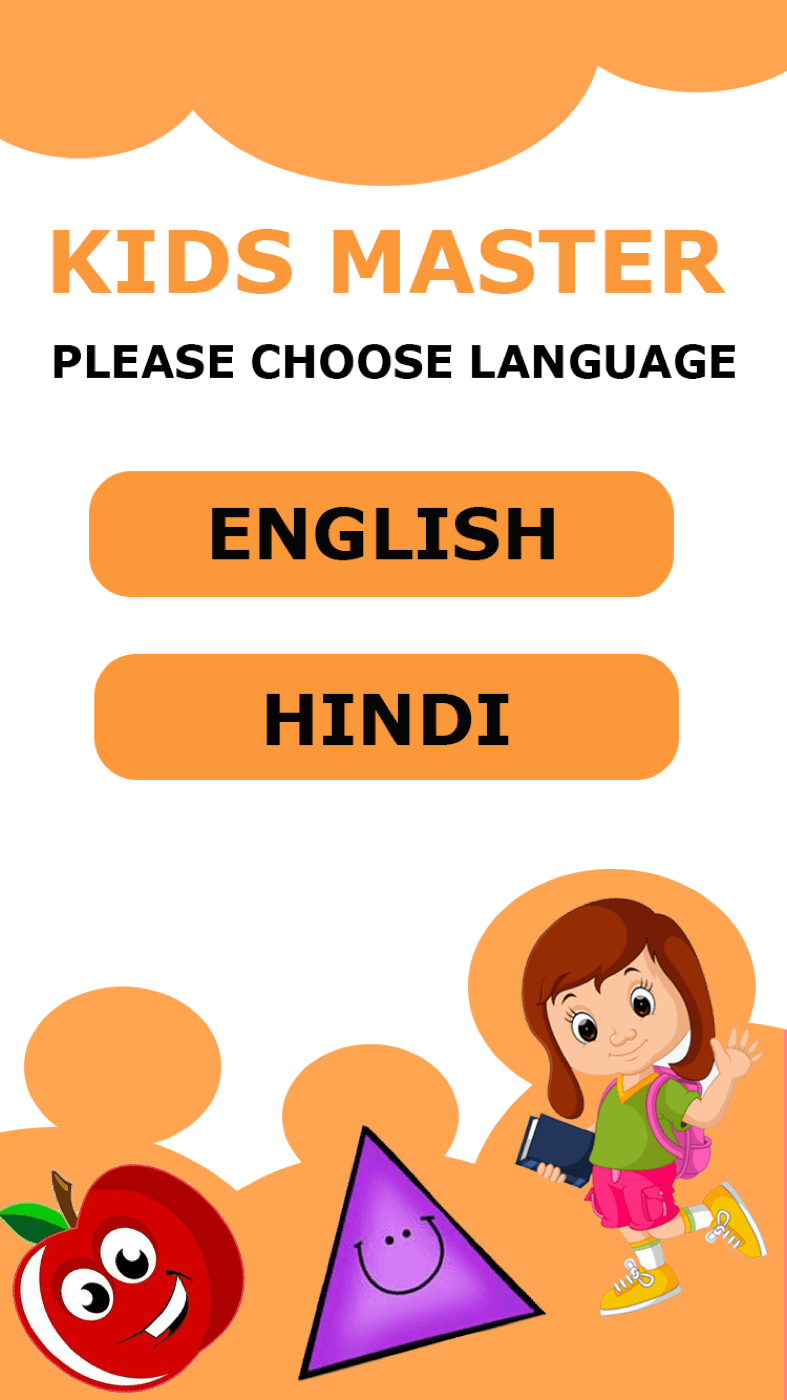 Kids Master — Choose English or Hindi