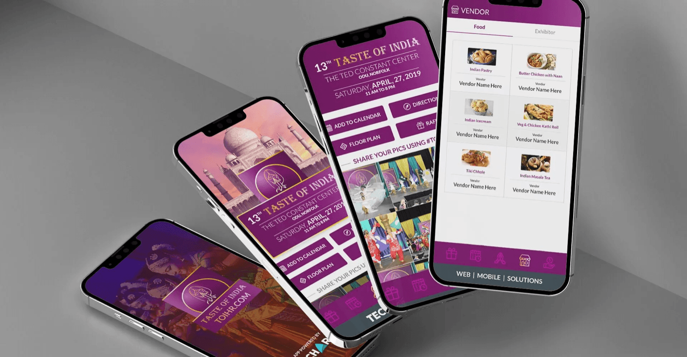 Taste of India — Home, event details and the vendor directory
