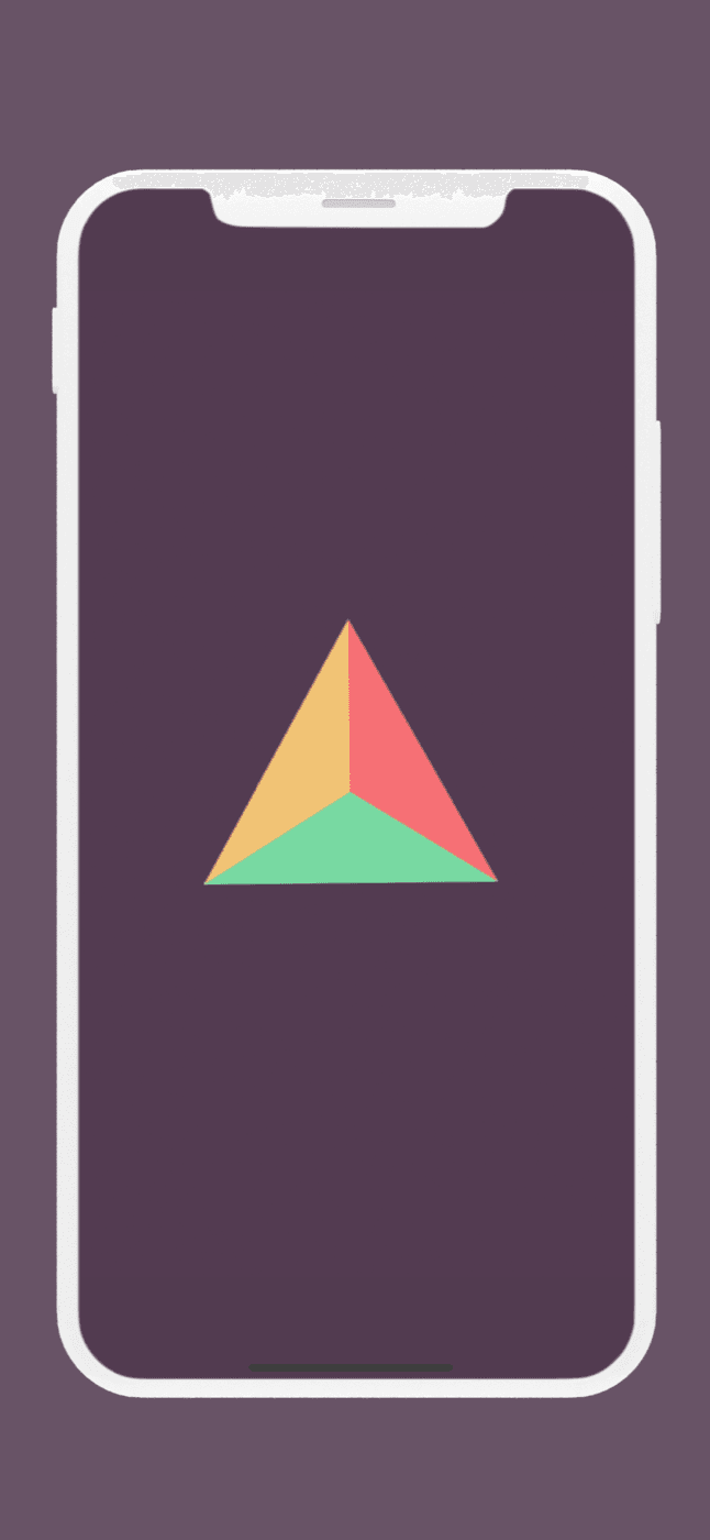 Three Dots! — Title screen with score and best